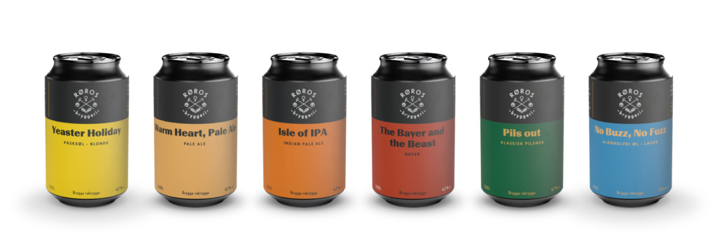 Pakningsdesign for Røros Bryggeri.