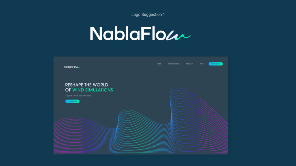 Første utkast visuell identitet, logo logodesign, grafisk design grafisk profil, nettside