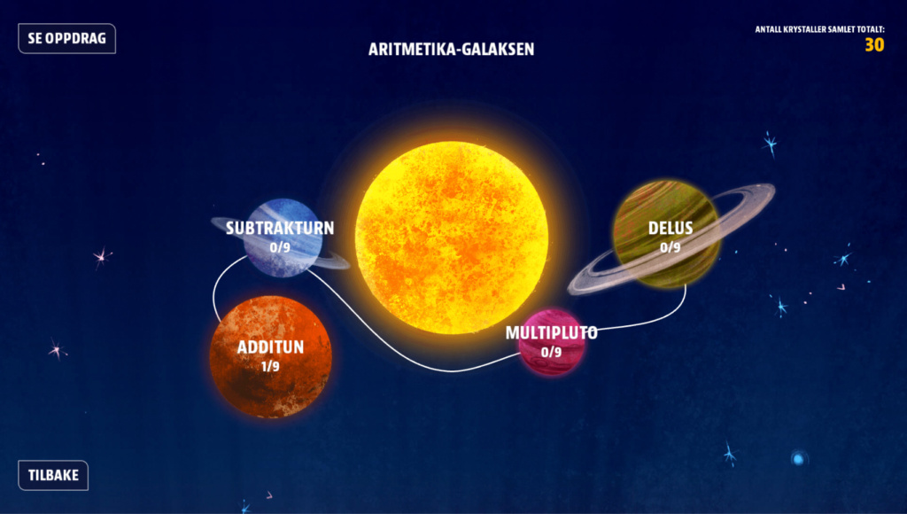 App-design / illustrasjon for Oppdrag Heureka.