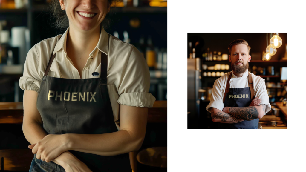 Profilering: Når både mat og identitet er på plass til åpningen, er det bare å glede seg.