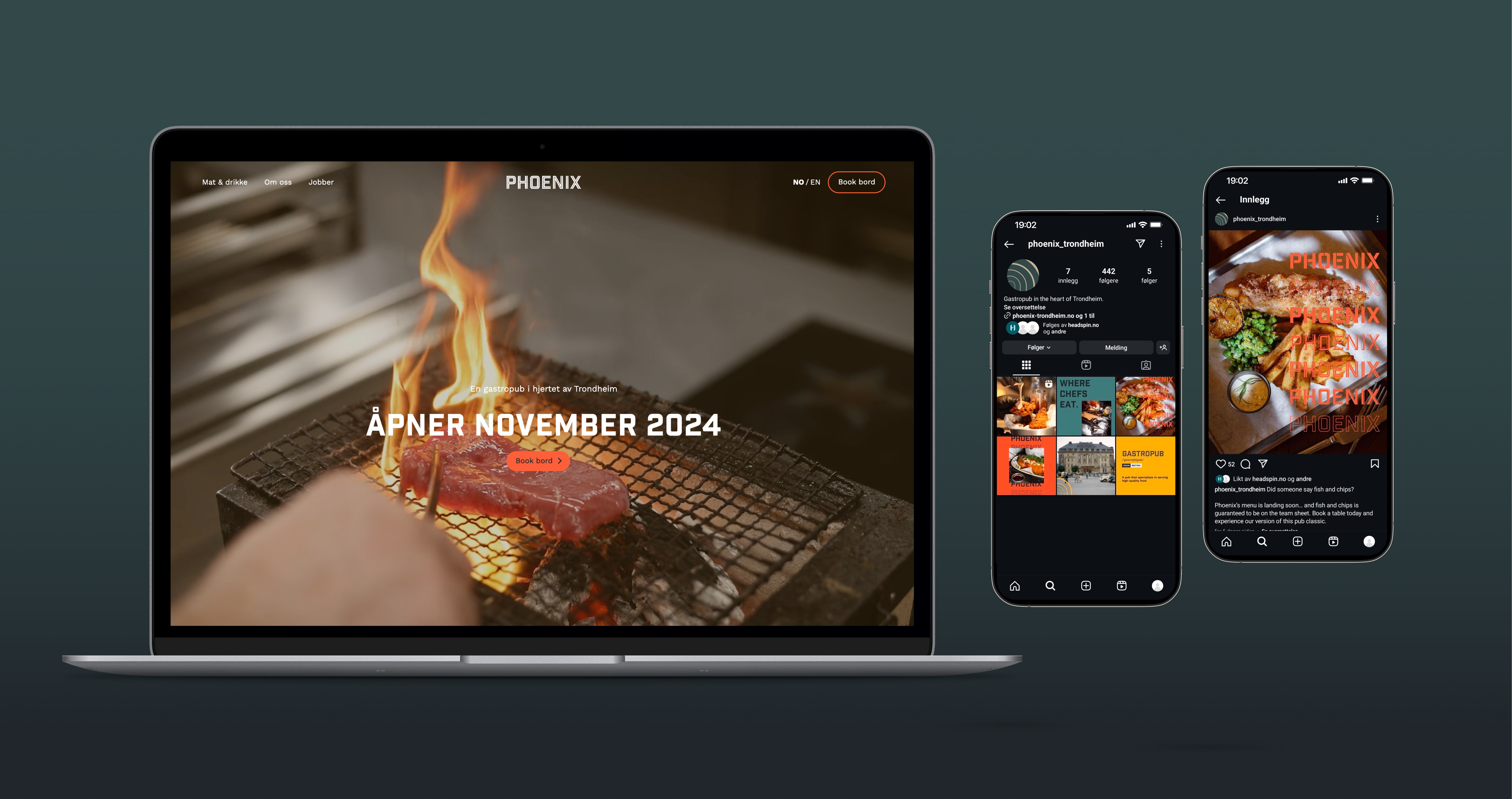 Webdesign: Visuelt uttrykk på nett og sosiale medier.