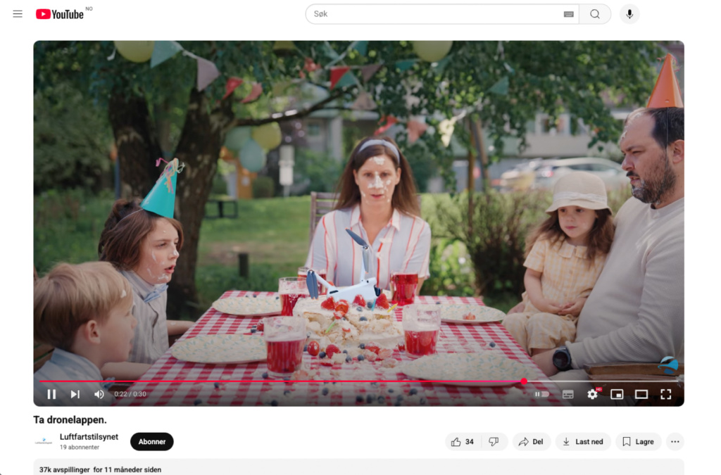 Brukerreise: Scene fra humoristisk kampanjefilm, som for mange var første etappe i reisen.