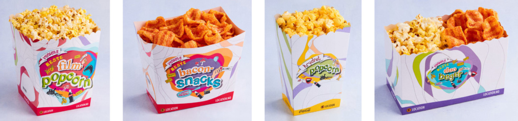 Locations tidligere emballasjedesign.