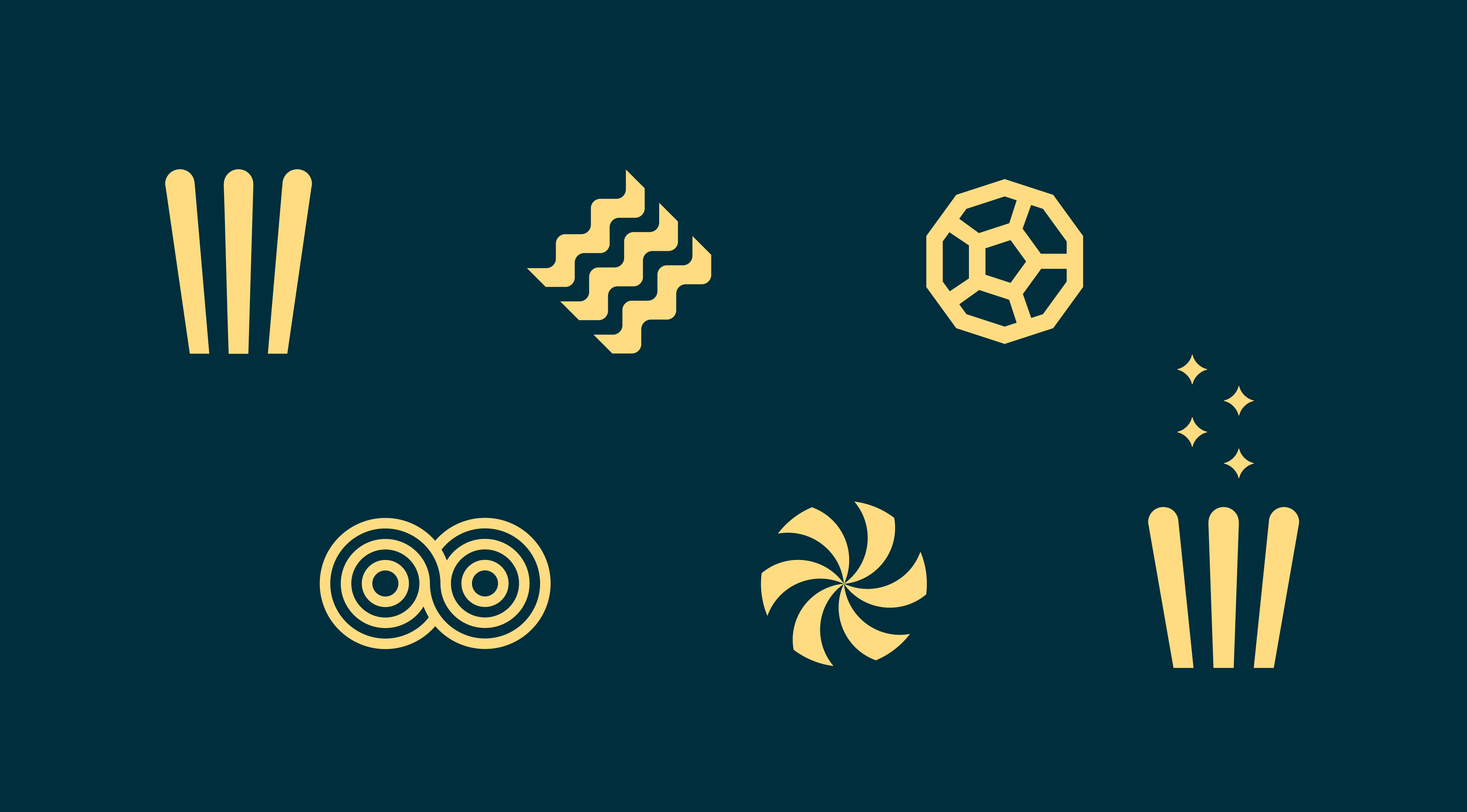 Emballasjedesign. Locations snacksprodukter er representert med minimalistiske ikoner.