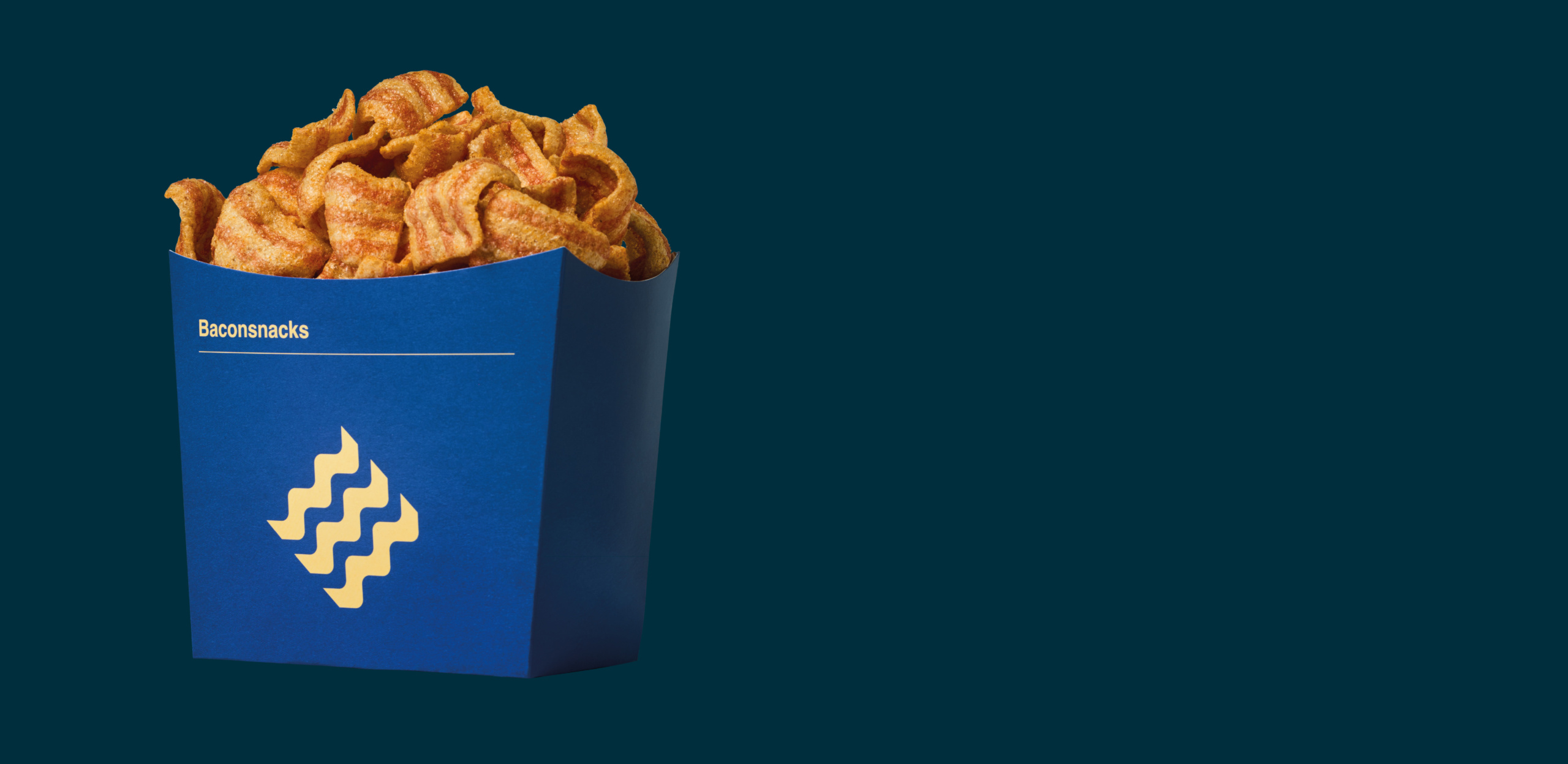 Emballasjedesign: «Baconsnacks».