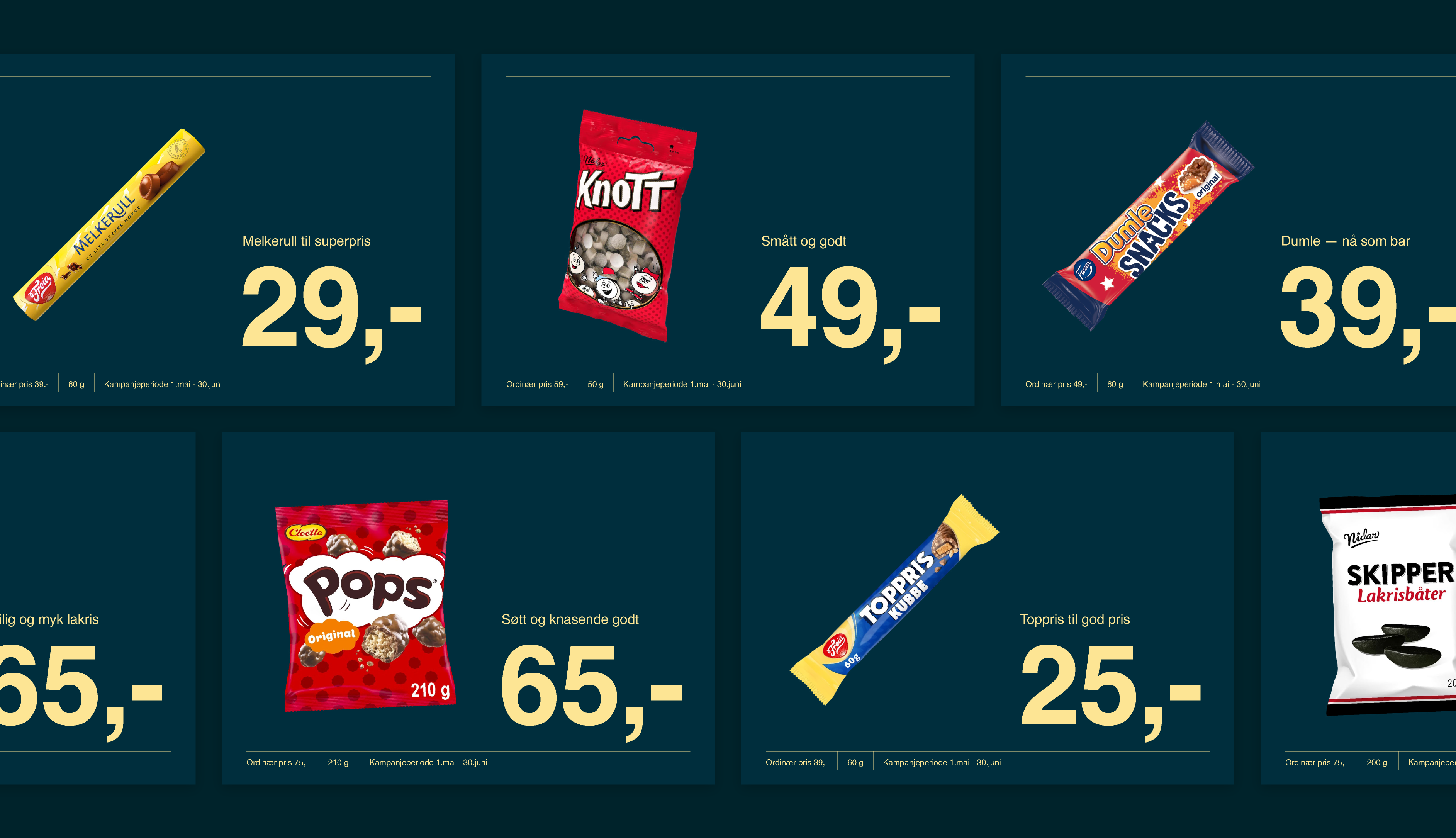 Grafisk design: Locations produkt-oversikt med ny visuell identitet.