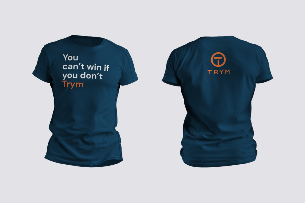 Merch: T-skjorte-design for Trym.